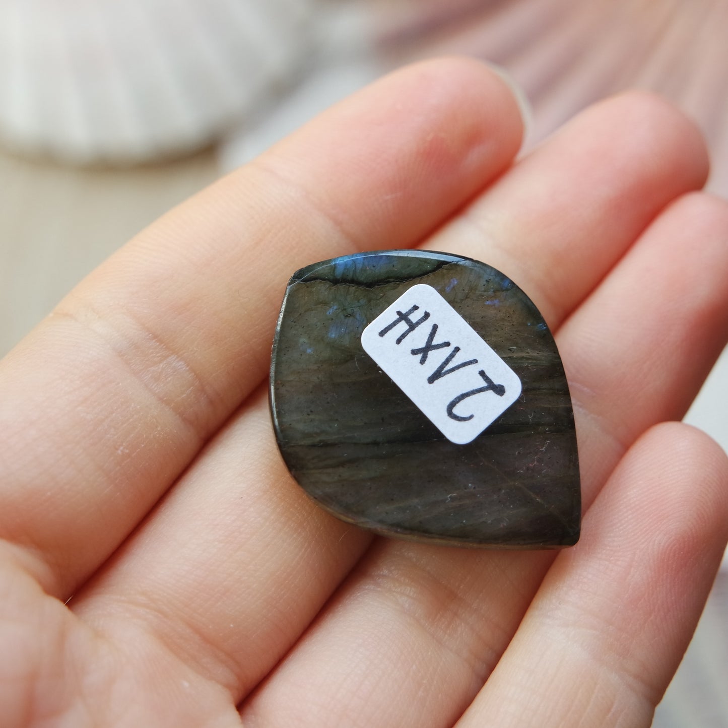 Lila Labradorit Cabochon ~ 21XH