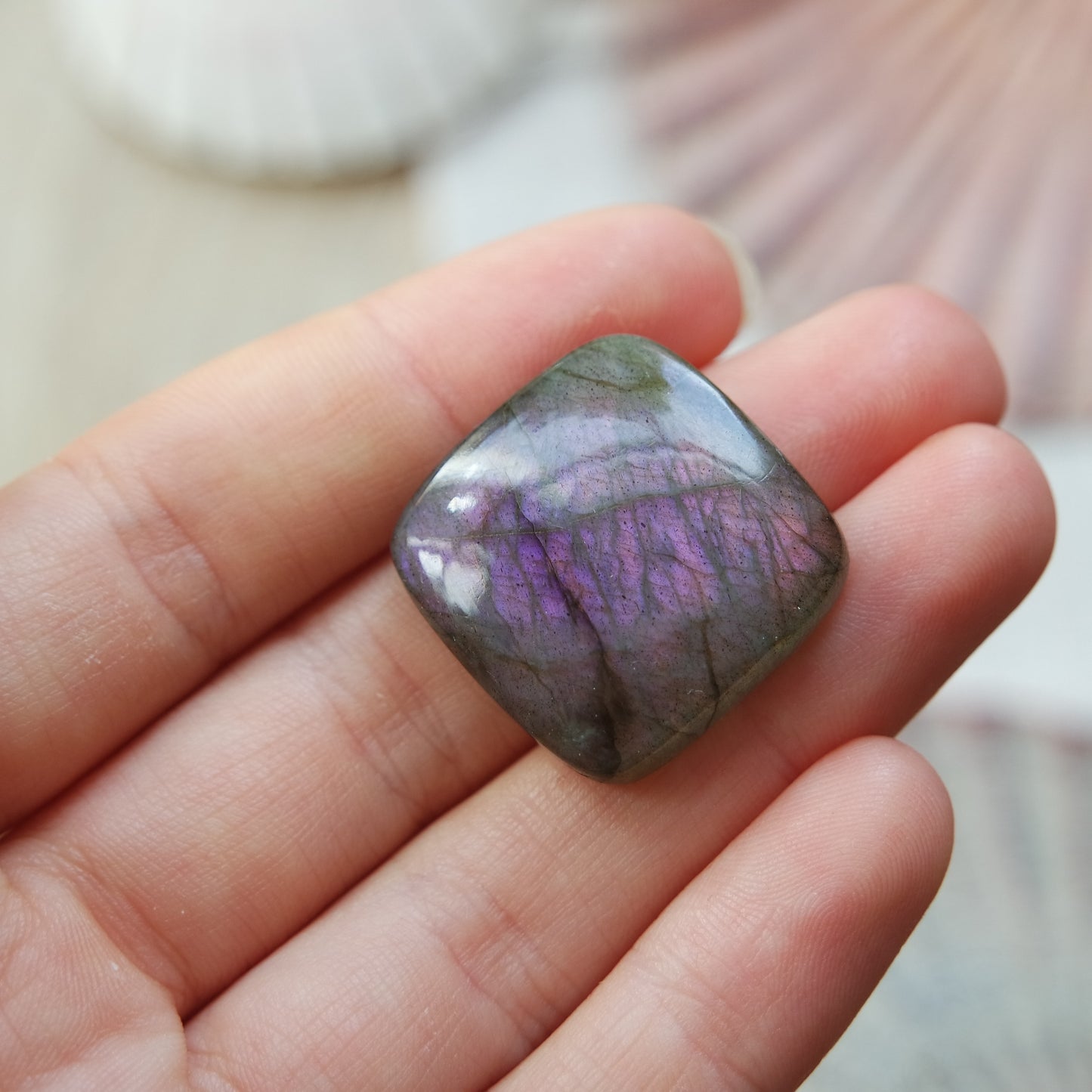 Lila Labradorit Cabochon ~ 21XK
