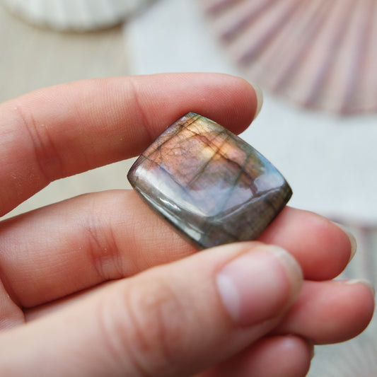 Lila Labradorit Cabochon ~ 21XM
