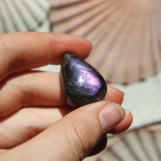 Lila Labradorit Cabochon ~ 21YB