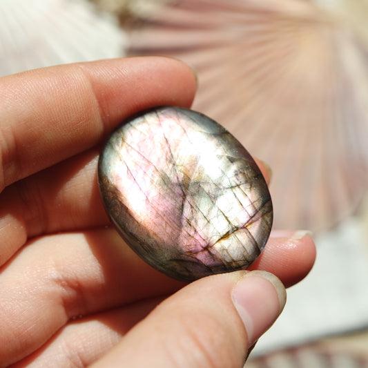 Lila Labradorit Cabochon ~ 28XH