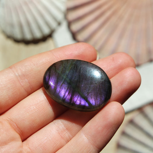 Lila Labradorit Cabochon ~ 24ZA