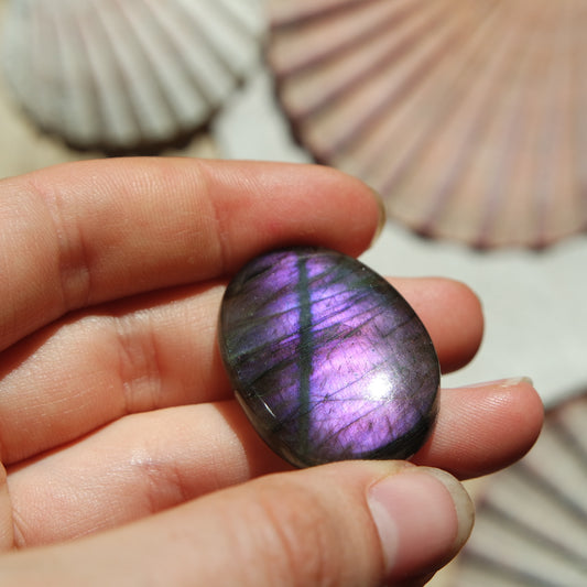 Lila Labradorit Cabochon ~ 24ZA