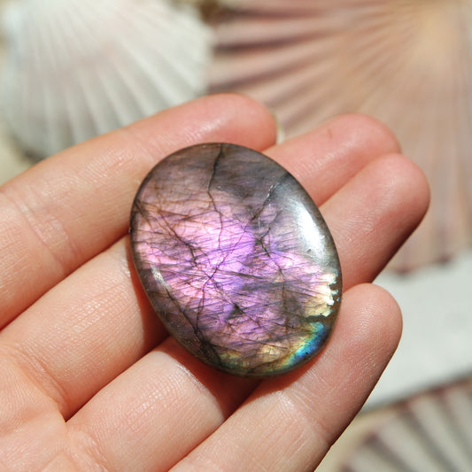 Lila Labradorit Cabochon ~ 24ZB