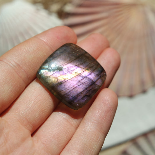 Lila Labradorit Cabochon ~ 24ZF
