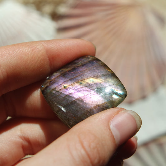 Lila Labradorit Cabochon ~ 24ZF