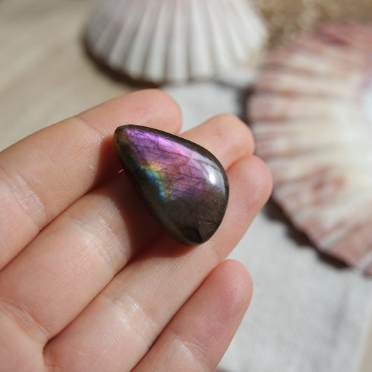Lila Labradorit Cabochon ~ 18ZJ