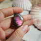 Lila Labradorit Cabochon ~ 18ZK
