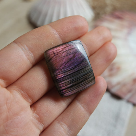 Lila Labradorit Cabochon ~ 18ZM