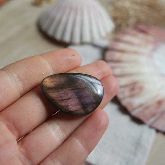 Lila Labradorit Cabochon ~ 21YA