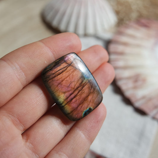 Lila Labradorit Cabochon ~ 24yb