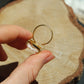 Thomsonit Ring GOLD 925 Silber vergoldet ~ TG85
