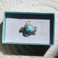 Larimar  Schildkröte 925 Silber Anhänger ~ TL91
