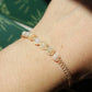 Opal Armband beige – handgefertigt und verstellbar