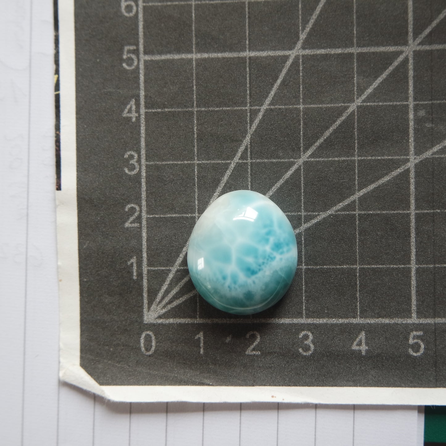 Larimar Cabochon ~ 80L