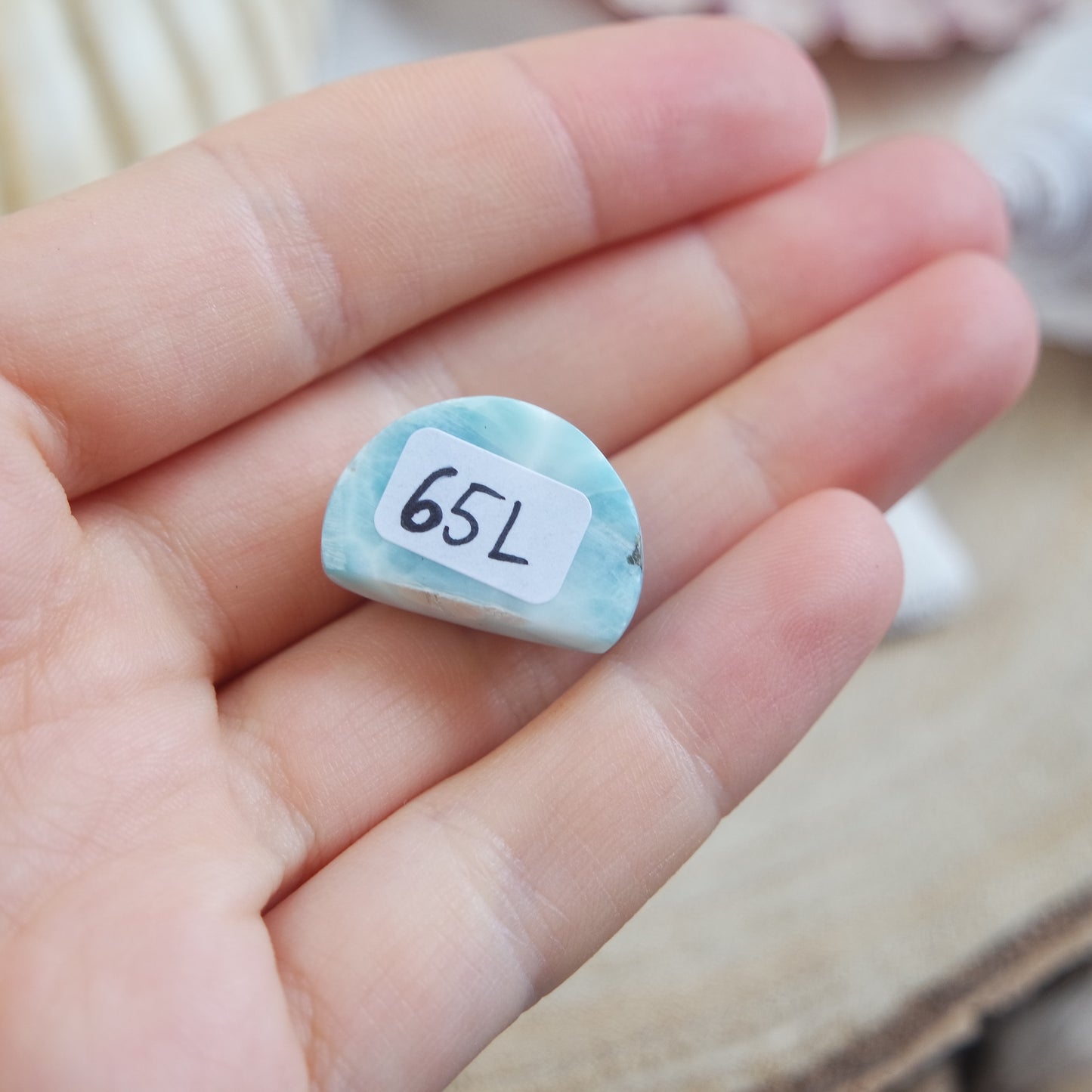 Larimar Cabochon ~ 65L