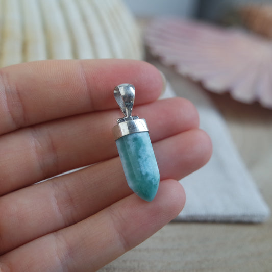 Larimar Anhänger 925 silber ~ 88QB