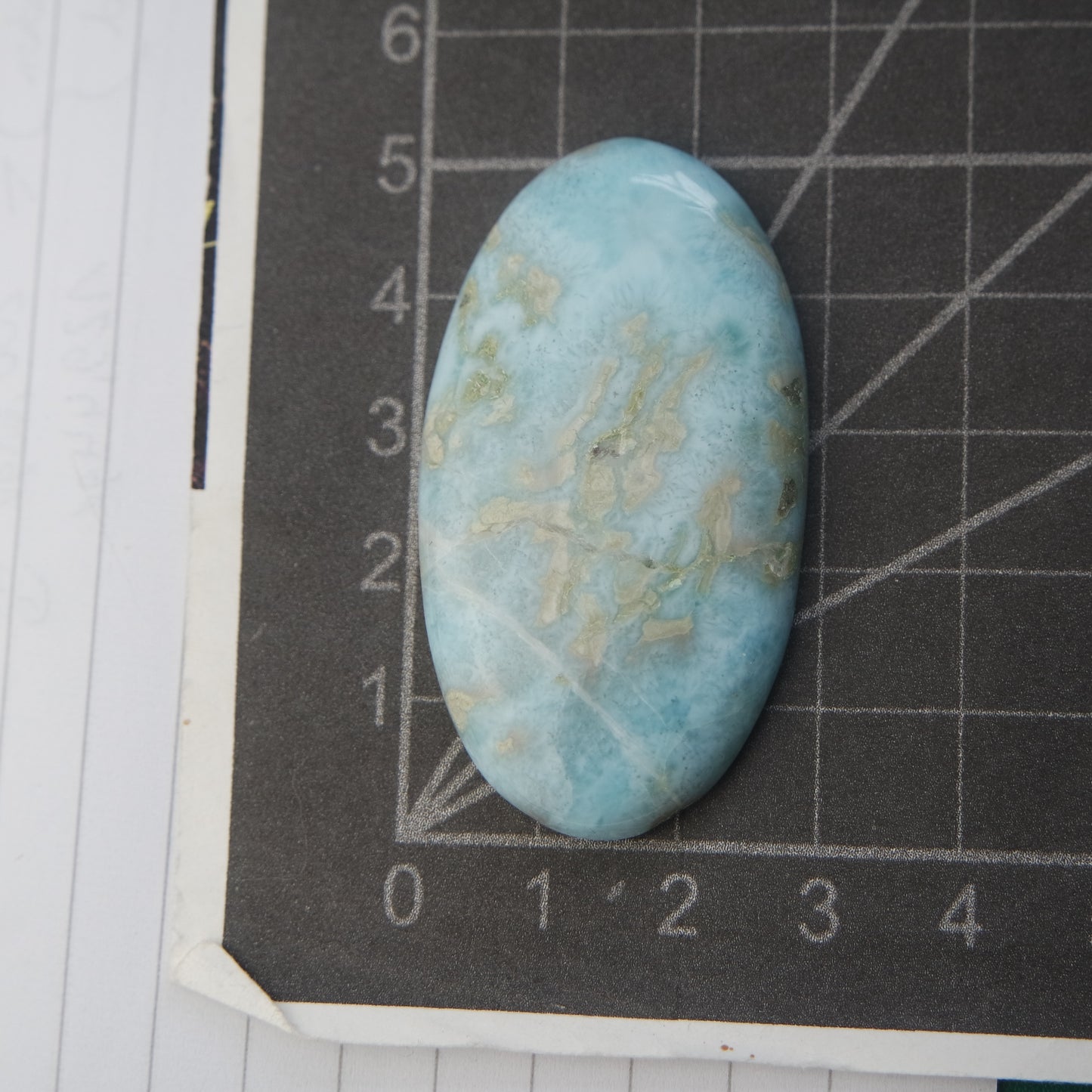 Larimar Cabochon ~ L75 Bware