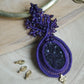 Amethyst Makramee Kette ~ Äther
