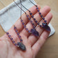 Amethyst Makramee Kette