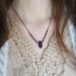 Amethyst Makramee Kette