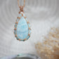 Larimar Makramee Kette ~ Meeresflüstern