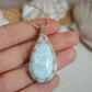 Larimar Makramee Kette ~ Meeresflüstern
