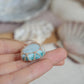 Larimar Makramee Kette ~ Meeresflüstern