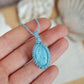 Larimar Makramee Kette ~ Meereszauber