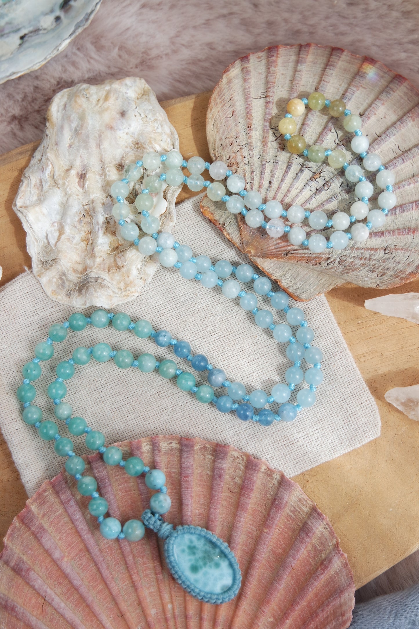 Hemimorphit Mala 108 ~ Wellenpoesie