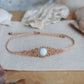 Larimar Makramee Armand ~ Messing Unikat 4