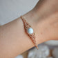 Larimar Makramee Armand ~ Messing Unikat 4