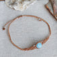 Larimar Makramee Armand ~ 925 Silber Unikat 7