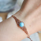 Larimar Makramee Armand ~ 925 Silber Unikat 7