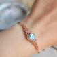 Larimar Makramee Armand ~ 925 Silber Unikat 8