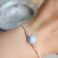 Larimar Makramee Armand ~ 925 Silber Unikat 9