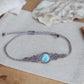 Larimar Makramee Armand ~ 925 Silber Unikat 10
