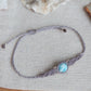 Larimar Makramee Armand ~ 925 Silber Unikat 10