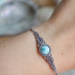 Larimar Makramee Armand ~ 925 Silber Unikat 10