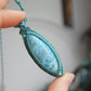 Handgefertigter Naturstein Schmuck mit Larimar.