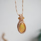 Geräucherter Opal Makramee Kette ~ lichtfunke