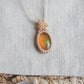Geräucherter Opal Makramee Kette ~ lichtfunke
