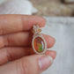Geräucherter Opal Makramee Kette ~ lichtfunke