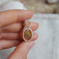 Geräucherter Opal Makramee Kette ~ lichtfunke