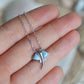 Larimar Manta Kette ~ 925 Silber