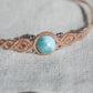 Larimar Makramee Armand ~ 925 Silber Unikat 12