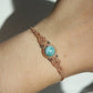 Larimar Makramee Armand ~ 925 Silber Unikat 12