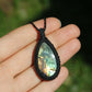 Labradorit Makramee Kette ~ 35w