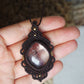 Lodolith / Gartenquarz Makramee Kette ~ Melwyn