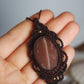 Mondstein Makramee Kette ~ Feylora